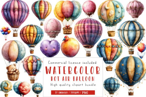 Download Hot Air Balloon Png, Pastel Balloons Png - Balloons Collection