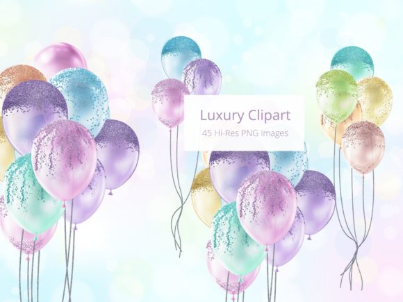 Download Pastel Balloons Clipart - Balloons Collection