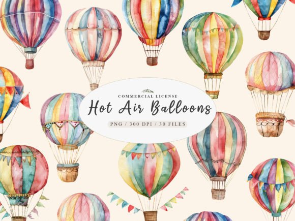 Download Hot Air Balloon Png, Pastel Balloons Png - Balloons Collection