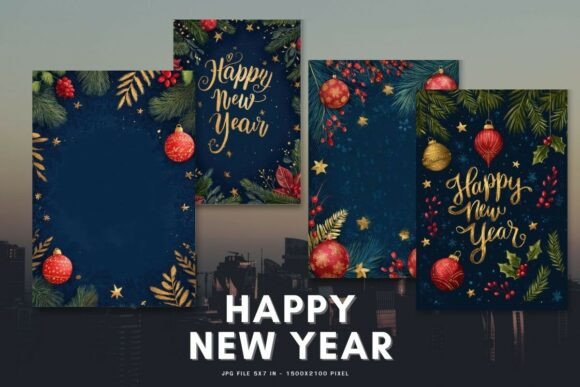 Download Happy New Year Cards Greetings Card_5 - Premium Bundle