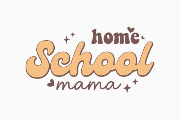 Download Home School Mama Retro Mothers Day SVG - Home school Collection