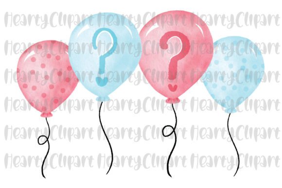 Download Gender Reveal PNG Balloons Clipart - Balloons Collection