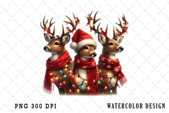 Download Funny Christmas Reindeer Clipart Bundle - Funny Collection